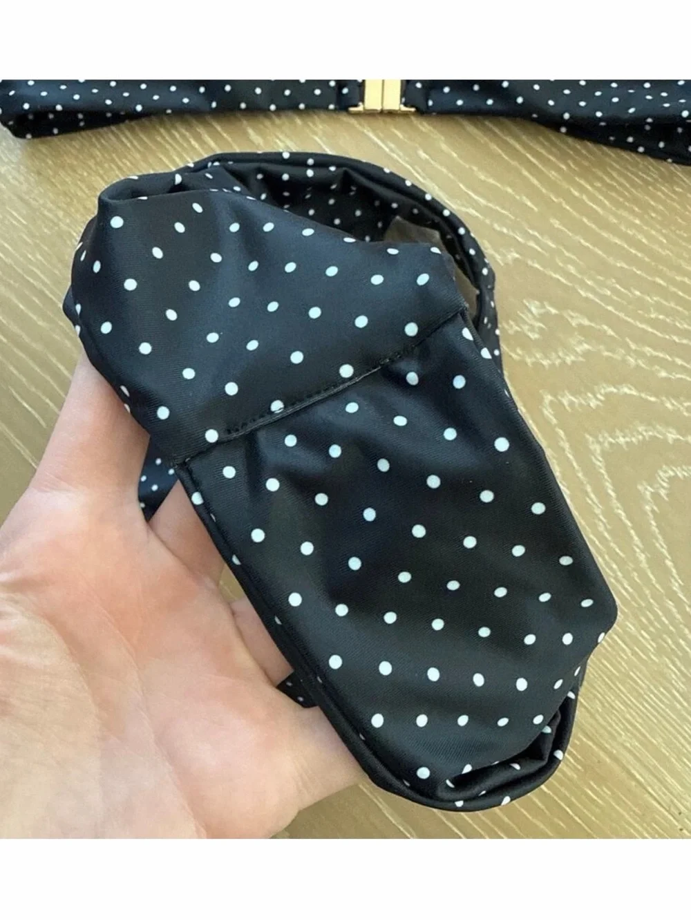 Sunny De Flora Fauna Freckles Bikini Size M in Black and White
